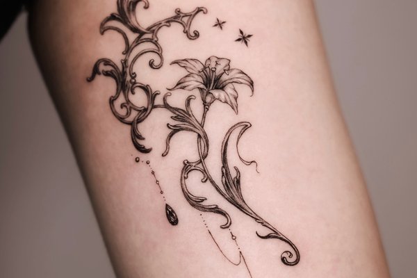 tatouage baroque