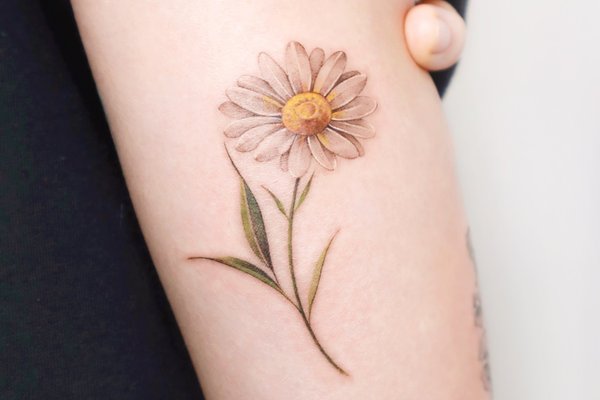 tatouage marguerite