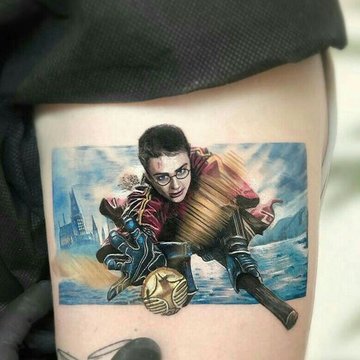 tatouage Harry Potter