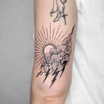 tatouage nuage