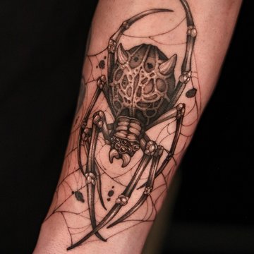 tatouage araignée