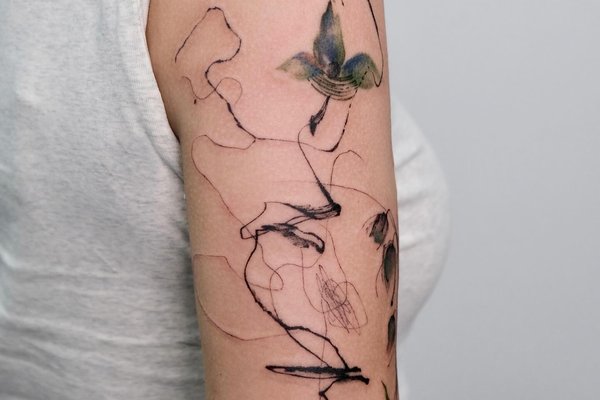 tatouages abstraits