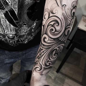 tatouage baroque