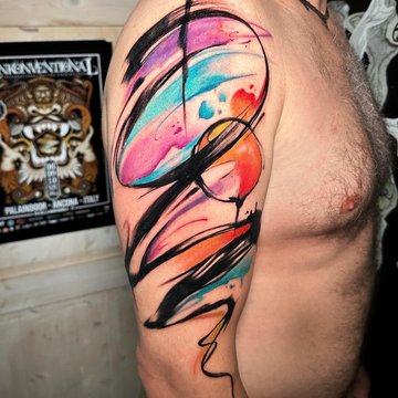 tatouages abstraits