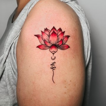 tatouage fleur de lotus
