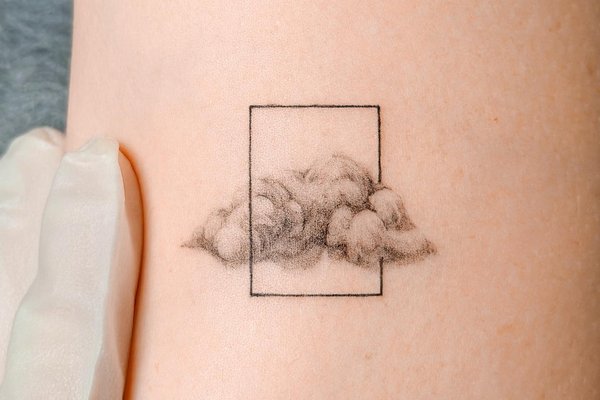 tatouage nuage