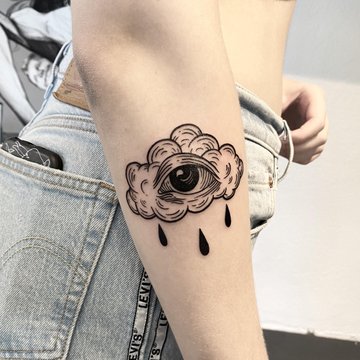 tatouage nuage
