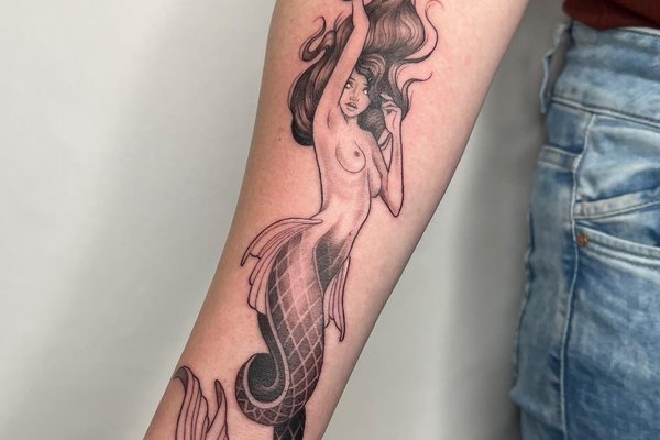tatouage sirène