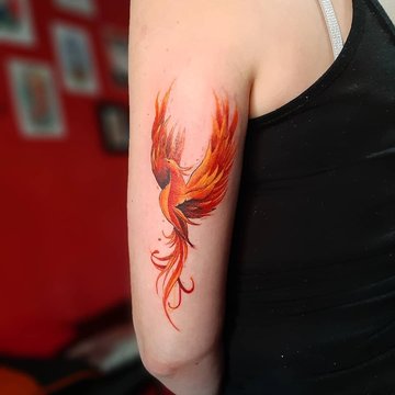 tatouage phoenix