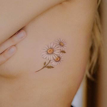 tatouage marguerite