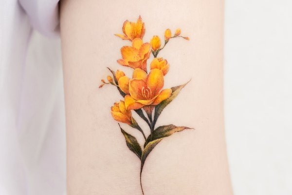 tatouage fleur