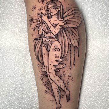 tatouage fée