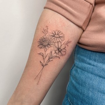 tatouage marguerite