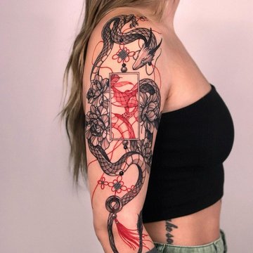 tatouage dragon