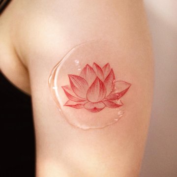 tatouage fleur de lotus