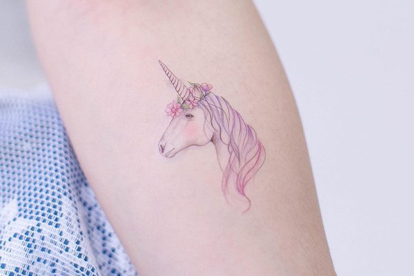 tatouage licorne