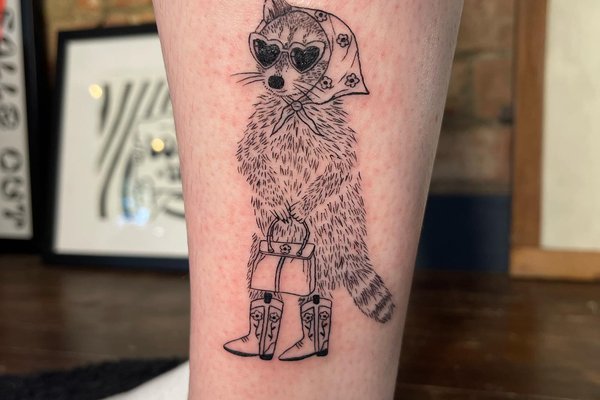 tatouage raton laveur