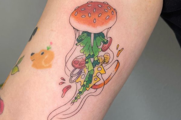 tatouage méduse