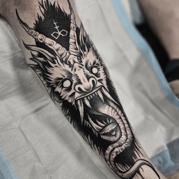 tatouage démon