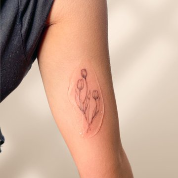 tatouage tulipe
