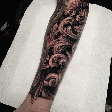 tatouage baroque