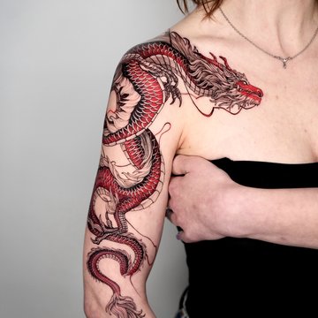 tatouage dragon