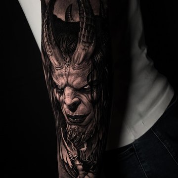 tatouage démon