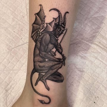 tatouage diable