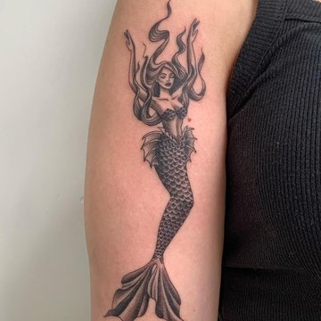tatouage sirène