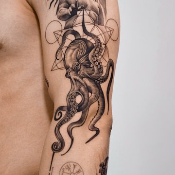 tatouage pieuvre