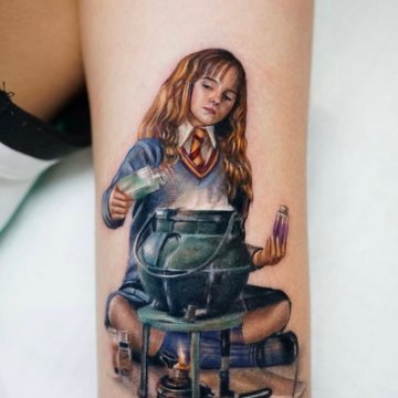 tatouage Harry Potter
