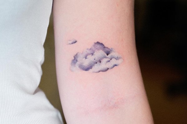 tatouage nuage
