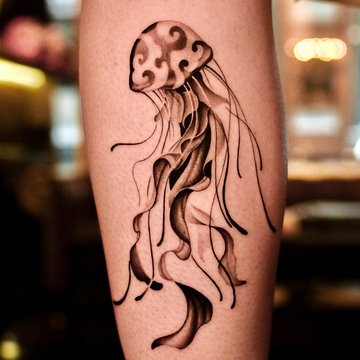 tatouage méduse
