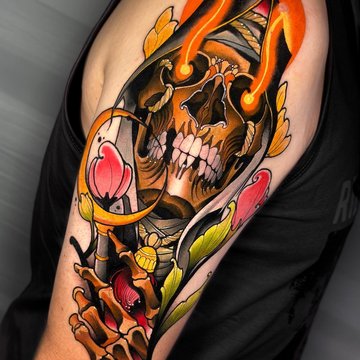 tatouages neo traditional