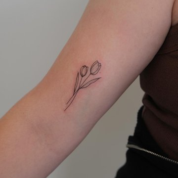 tatouage tulipe