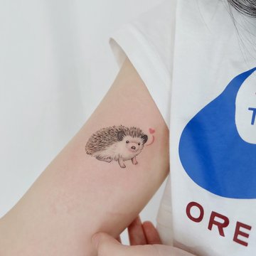 tatouage hérisson