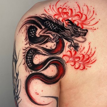 tatouage dragon