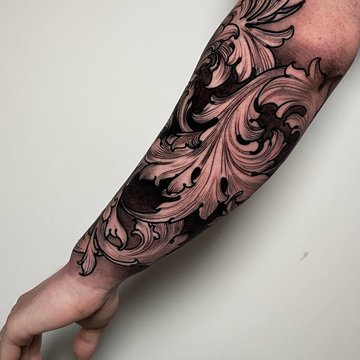 tatouage baroque