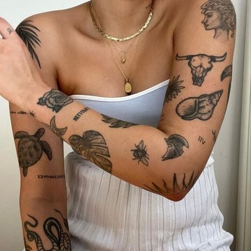 tatouage bras femme