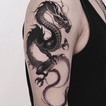 tatouage dragon