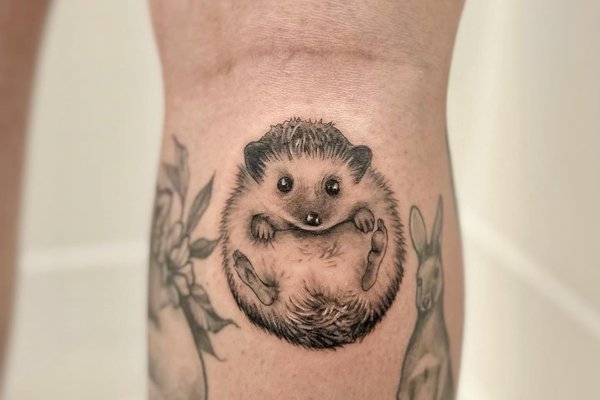tatouage hérisson