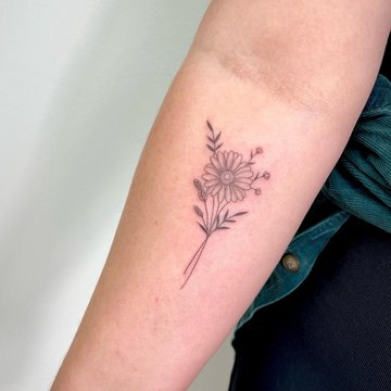 tatouage marguerite