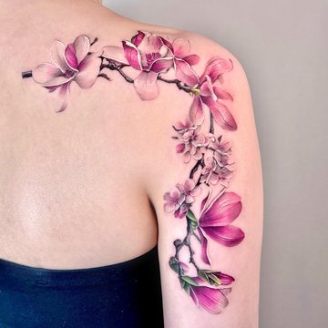 tatouage fleur