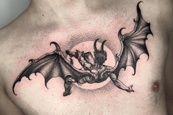 tatouage démon
