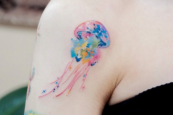 tatouage méduse