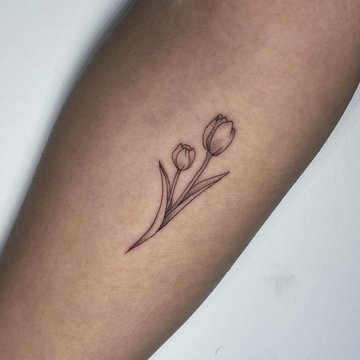 tatouage tulipe