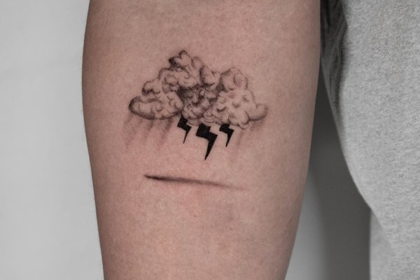 tatouage nuage