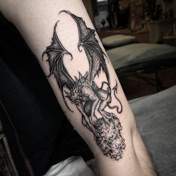 tatouage démon