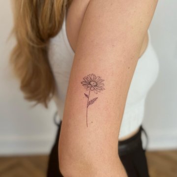tatouage marguerite