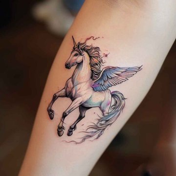 tatouage licorne